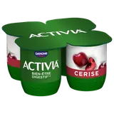 Yaourt aux fruits bifidus cerise ACTIVIA - 4x125g