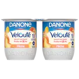 Yaourt brassé aux fruits mixés pêche VELOUTE DANONE - 4x125g