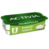 Yaourt nature brassé bifidus ACTIVIA - 8x125g
