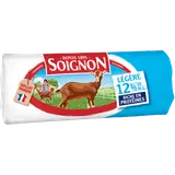 Fromage bûche de chèvre légère 12%MG riche en protéines SOIGNON - 150g