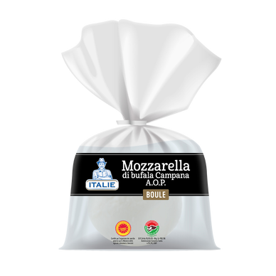 Mozzarella di bufala Campana AOP ALLIANCE EUROFOOD, au lait pasteuriséde bufflonne, 200g