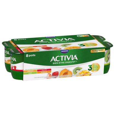 Yaourt aux fruits bifidus ACTIVIA - 8x125g