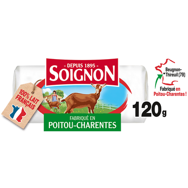 Fromage bûche de chèvre SOIGNON - 120g