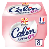 Fromage blanc nature 0% MG CALIN YOPLAIT - 8x100g