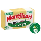 Beurre demi-sel 60% MG MONTFLEURI - plaquette 250g