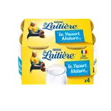 Yaourts nature au lait entier LA LAITIERE - 4x125g