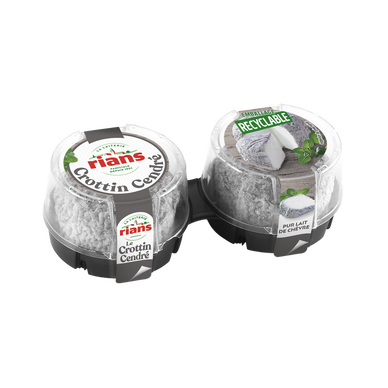 Crottin de chèvre Cendré RIANS - 2x60g