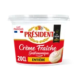 Crème fraîche épaisse PRESIDENT, 30%MG -20cl