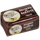 Beurre de baratte doux ISIGNY STE MERE, 82%mg, plaquette de 250g