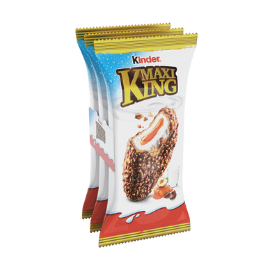 Goûter au lait et caramel KINDER Maxi King 3x35g