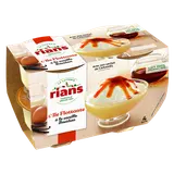 Dessert Ile Flottante vanille bourbon RIANS - 4 pots de 100g