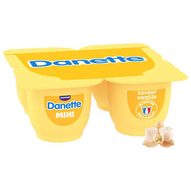 Crème dessert vanille mini DANETTE - 4x70g