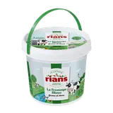 Fromage Blanc nature ferme et doux RIANS - Pot de 2kg