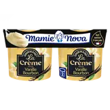 Crème Dessert Vanille Bourbon MAMIE NOVA  -  2 pots de 150g