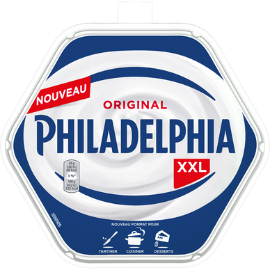 Fromage à tartiner Nature PHILADELPHIA barquette de 500g