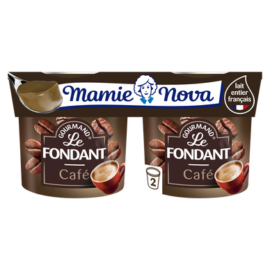 Dessert Fondant Café MAMIE NOVA  -  2 pots de 150g