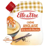 Crème anglaise à la vanille bourbon ELLE&VIRE - poche de 33cl