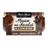 Mousse au chocolat à l'ancienne MARIE MORIN - Pot 100g