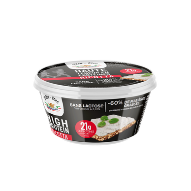 Fromage Ricotta au lait de vache 5%MG CASA AZZURRA 250g