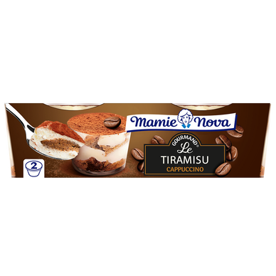Tiramisu cappuccino 14%mg MAMIE NOVA 2x85g