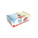 KINDER coeur au lait génoise avec fourrage au lait x5 140g