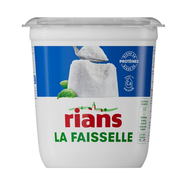 Faisselle riche en protéines 4,5%mg RIANS 1kg