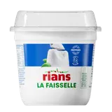 Fromage frais lait pasteurisé 4,5%MG La faisselle RIANS 500g