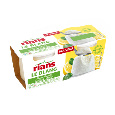 Faisselle saveur citron RIANS 2x100g