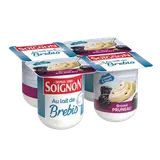Yaourt brassé lait de brebis pruneau SOIGNON x4 440g