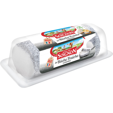 Fromage bûche de chèvre fraîche cendrée SOIGNON - 150g