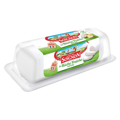 Fromage bûche de chèvre fraîche nature SOIGNON - 150g