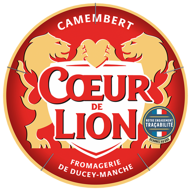 Camembert au lait pasteurisé COEUR DE LION, 21%MG, 250g