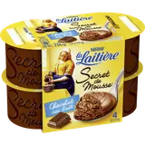 Mousse au chocolat au lait Secret de mousse LA LAITIERE - 4x59g