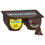 Crème dessert au chocolat extra noir DANETTE 4x125g