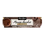 Mousse au chocolat à l'ancienne MARIE MORIN - 2 pots de 100g