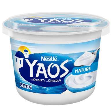 Yaourt à la grecque nature YAOS - 850g