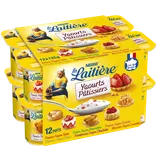 Yaourts pâtissiers panachés LA LAITIERE - 12 pots de 125g