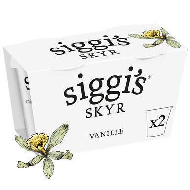 Skyr vanille 2% MG SIGGI'S - 2x140g