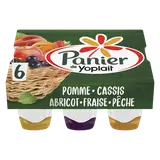 Yaourt sur lit de fruits PANIER DE YOPLAIT - 6x140g