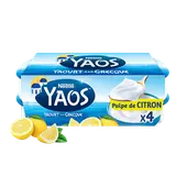 Yaourt à la grecque citron YAOS - 4x125g
