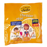 Râpé de cheddar pasteurisé 34% de matière grasse LE CENTURION, Les DÉLICES D'AMÉLIE 200g
