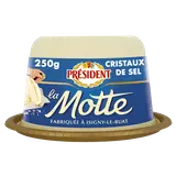Beurre aux grains de sel de mer La Motte PRESIDENT, 80%mg, 250g