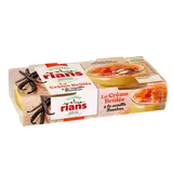 Dessert Crème Brûlée Vanille Bourbon RIANS - 2 pots de 100g