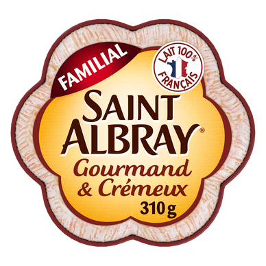 Fromage gourmand et crémeux format familial SAINT ALBRAY - 310g