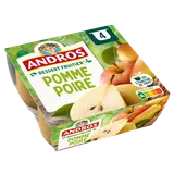 Dessert fruitier Pomme Poire ANDROS - 4 pots de 100g