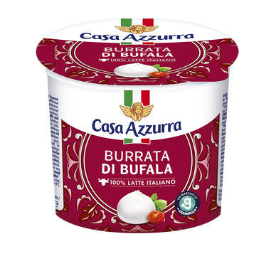 Burrata di Bufala CASA AZZURRA 27%mg pot 200g