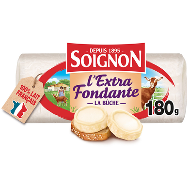 Fromage bûche de chèvre extra fondante SOIGNON - 180g
