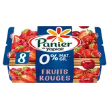 Yaourt aux fruits rouges 0%mg PANIER DE YOPLAIT - 8x125g