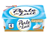 Yaourt sur lit de caramel PERLE DE LAIT - 4x125g