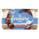 Yaourts brassés crème de marrons - 2 pots de 160g